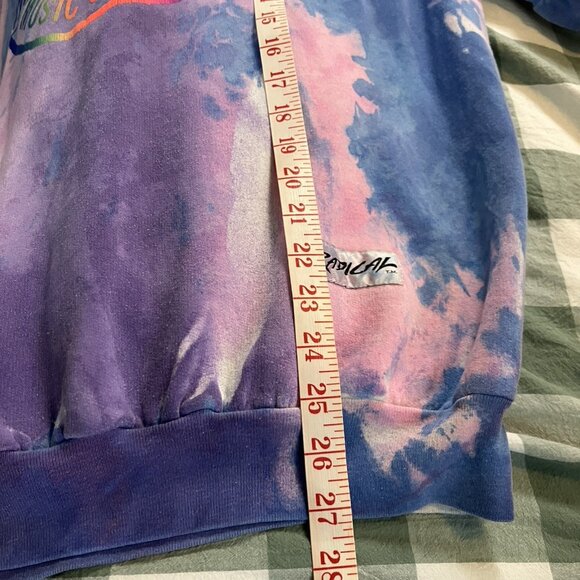 Vintage Much Music Sweatshirt Tie Dye O/S Radical MuchMusic 90s Made in Canada - Picture 7 of 8
